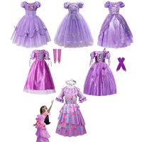 【CC】 Encanto Vestidos Costume Dresses Enchanted Cartoon Movie Role Clothing 2 10 Years Old