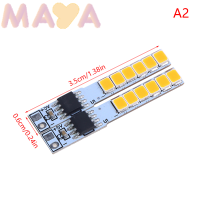 Maya 2ชิ้นไฟ LED แฟลชเทียนไดโอดโคมไฟบอร์ดตกแต่ง PCB อุปกรณ์เสริมการเผาเปลวเทียนเลียนแบบแบบทำมือ