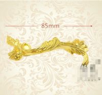 Hardware accessories 85MM small dragon alloy handles golden doorknob cabinet handle Zinc alloy Door Hardware Locks