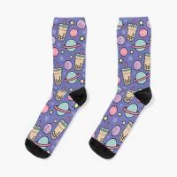 【Sock shop】ฟองชาจักรวาล S Tarry Kawaii Boba ลูกเรือถุงเท้าการ์ตูนที่ดีที่สุดสุภาพสตรีสั้นกีฬาตลกน่ารักผ้าฝ้ายผู้หญิงแบบสบาย