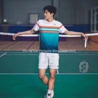 ☎♠ Yonex new badminton suit mens and womens jacket team sports short sleeve quick-drying net volleyball badminton competition training suit