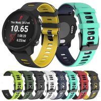 20มม. 22มม. สายสำหรับการ์มิน Forerunner 245 645 Vivoactive 3 4สายรัดข้อมือซิลิโคนนาฬิกาข้อมือกาแลคซีดาน42มม. 46มม. S2 S3