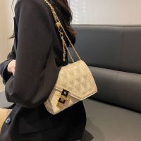 Kathleen embroider line small bag is popular this year the new spring and summer 2023 female bag joker chain shoulder little bread --ndjb238803