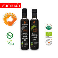 Bundle Pack – Organic Extra Virgin Black Sesame Seed Oil + Organic Extra Virgin Olive Oil 275ml