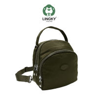 LINGKY PL112 : กระเป๋าเป้ผ้าร่ม กันน้ำ ขนาด8นิ้ว / Waterproof unisex backpacks