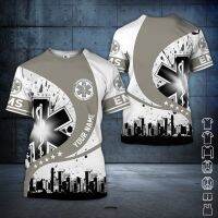 Personal Name Ems RHU Fashion Design 3D All Over Printed Clothes Style Summer Short Sleeve Round Neck Tee Tops