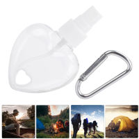 Travel Empty Spray Bottle with Keychain 50ml Transparent Heart Shape Plastic Containers