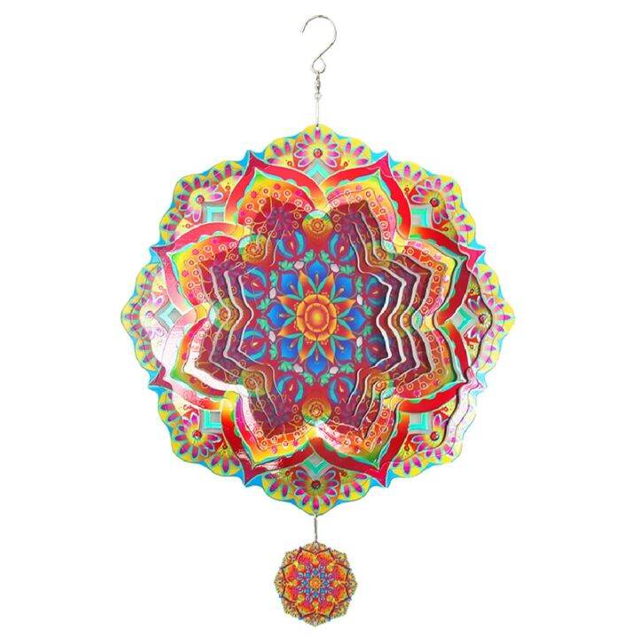 mandala-wind-chime-3d-rotating-wind-chimes-luxury-art-garden-hanging-outdoor-decoration-for-ornaments