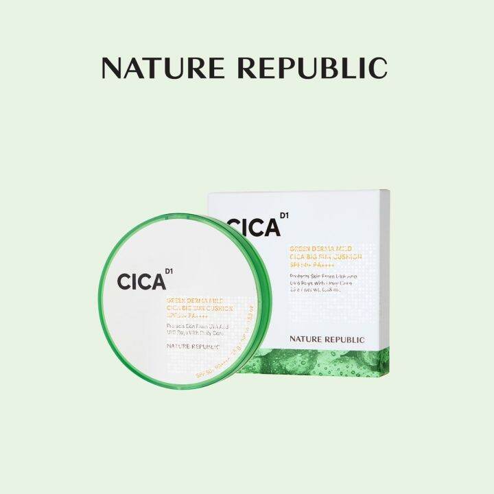 Nature Republic Green Derma Mild Cica Big Sun Cushion Spf50+ PA