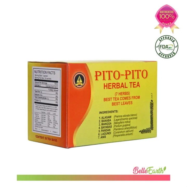 PitoPito Herbal Tea 30's Lazada PH