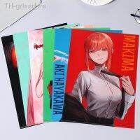 ✠ Anime Man Transparent storage File Document bag pouch Loose Binder Denji Makima Aki Hayakawa Pochita