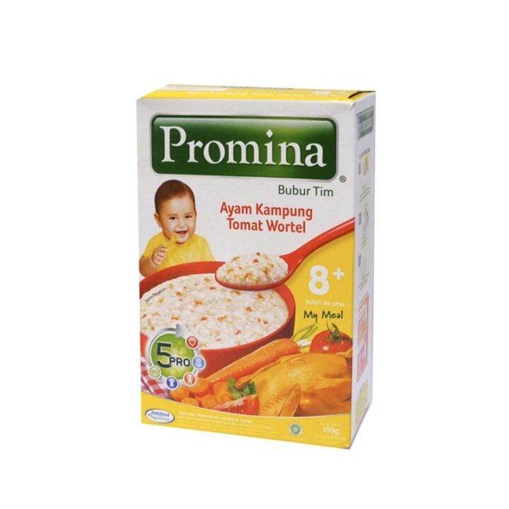 Promina Ayam Kampung Tomat Wortel Bubur Tim [Kemasan Box] | Lazada ...