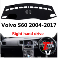 ใช้สำหรับ Volvo S60 2004-2017 Dashboard Cover Dash Pad Dash Mat พรมกันลื่น UV