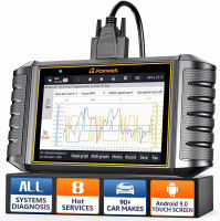 FOXWELL NT726 All System OBD2 Scanner Diagnostic Tool Automotive Diagnostic Code Reader Scan Tool with 8 Service Oil/EPB/DPF/SAS/TPMS/ABS Bleeding/Injector Coding/Throttle Reset Upgrade NT624 Elite