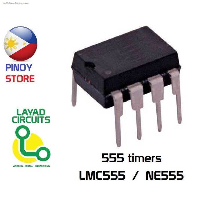 555 timer IC LMC555 NE555 replacement for LM555 astable monostable ...