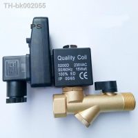 卍♚ 1/2 Electric Timer Auto Water Valve Electronic Drain Solenoid Valve for Air Compressor Condensate Electric Drain Valve