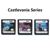 รุ่น Castlevania DS การ์ดความจำ NDS DSI 2DS 3DS เครื่องเล่นวิดีโอเกมเราภาษาอังกฤษ