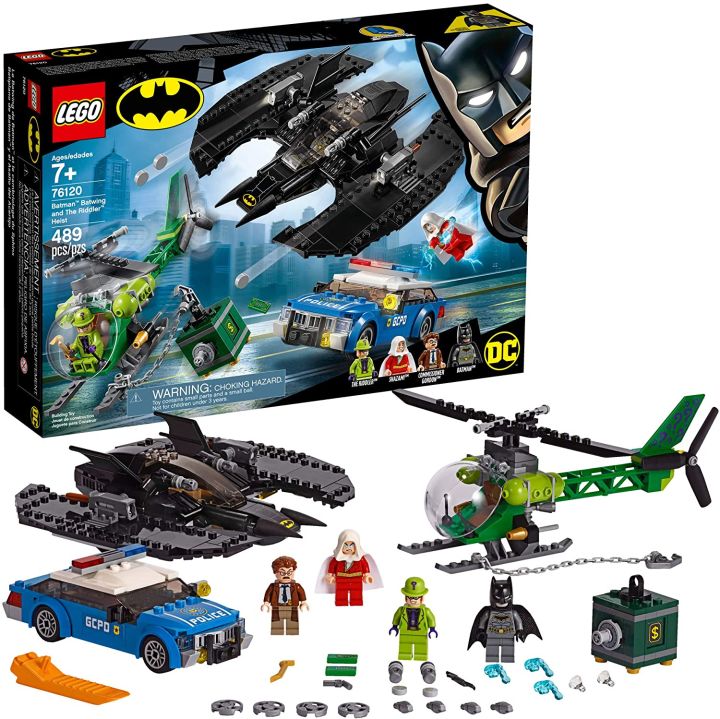 Đồ chơi LEGO SUPERHEROES - Phi Cơ Người Dơi Truy Bắt Băng Cướp Riddler - Mã  SP 76120 