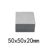 1/2/3PCS 50x50x20mm NdFeB Super Strong Neodymium Magnets Block Permanent Magnet 50x50x20 mm N35 Powerful Magnetic 50x50x20mm