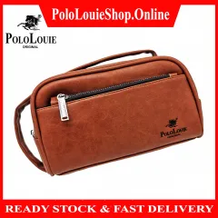 Original Polo Louie Men Leather Clutch Bag Monogram Shoulder Sling Bag  Trending Beg Tangan Lelaki Premium Men Handbag, Women's Fashion, Bags &  Wallets, Purses & Pouches on Carousell