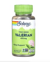 [ วาเลอเลียน ] Solaray, Valerian (470 mg) x  100  แคปซูล (VegCaps)