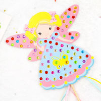 Children DIY Fairy Stick Handmade Princess Magic Stick Toy Handmade Materials Package Sticker Girl Gift DIY Craft Toys