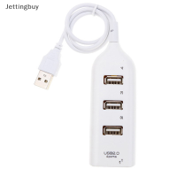 Jettingbuy】แฟลชเซลไฮสปีดฮับอะแดปเตอร์ศูนย์กลาง USB มินิ USB 2.0 4ตัวแยกพอร์ตสำหรับพีซีแล็ปท็อปโน๊ตบุค