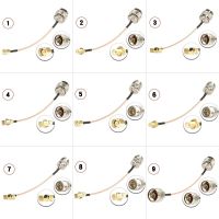 RG316 Coax Cable N type to SMA Male Female Right Anlge Connector N To SMA Crimp for Extension Cable Low Loss Fast Delivery Brass