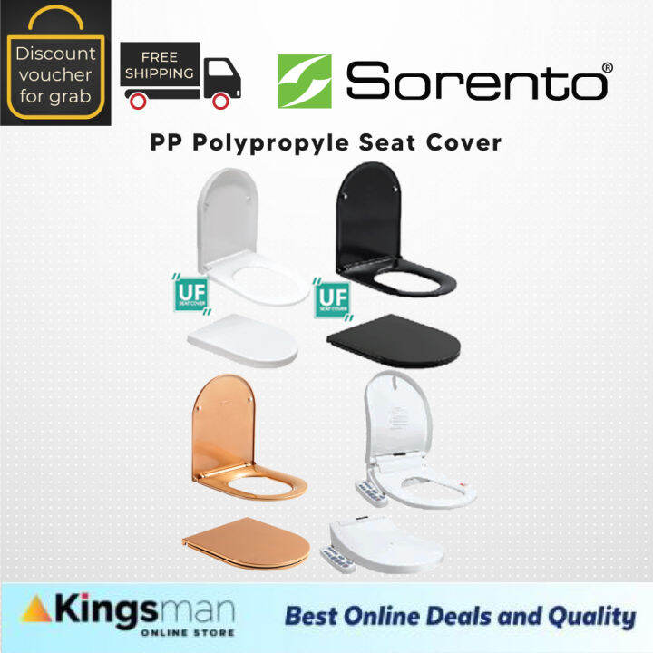 [Kingsman] Sorento Toilet Bowls Seat Cover Stainless Steel Bracket Soft