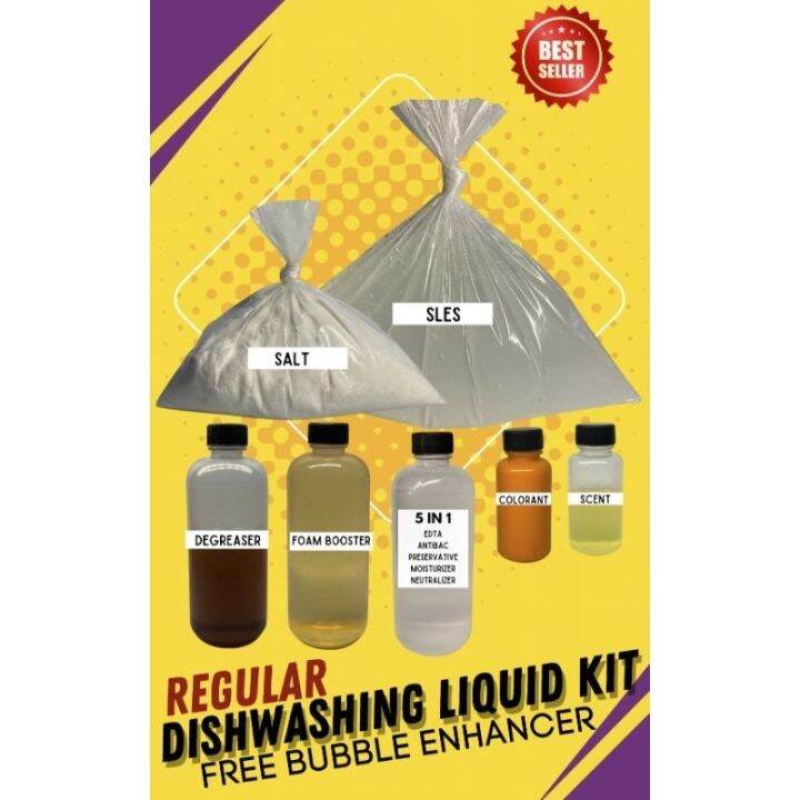 DIY DISHWASHING LIQUID KIT18 LITERS YIELD WITH INSTRUCTION Lazada PH