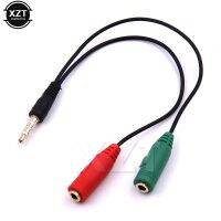 ▬▽ 1pcs 3.5mm Audio Stero Y Splitter Male to Earphone Headset Headphones Microphone cable Portable NEW