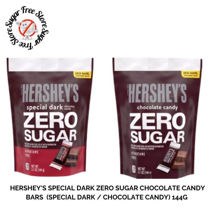 Hershey's Special Dark Zero Sugar Chocolate Candy Bars (Special Dark ...