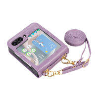 Samsung Galaxy Z Flip 5 หนังเทียมแมนดาลาเคสโทรศัพท์ภาพดอกไม้ ZFilp4/3มี Tali Bahu 5สีที่ให้เลือกจาก