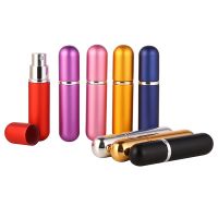 【YP】 1 Pcs New Atomizer Perfume Refillable Spray Bottle Used Aluminum Glass Scent 5 ml