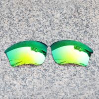 ๑ E.O.S Polarized Enhanced Replacement Lenses for Oakley Half Jacket XLJ Sunglasses - Emerald Green Polarized Mirror