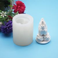 3D Two Handed/prayer Hand Candle Silicone Mold DIY Handmade Candle Gypsum Decoration Home Decoration Party Gift Silicone Mold