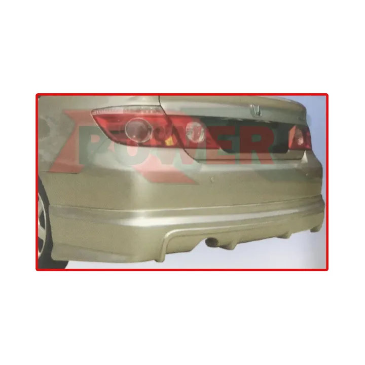 Honda City Fourth Generation (2006 Model Bumper ONLY) MG Style Rear Back Bumper Skirt Skirting