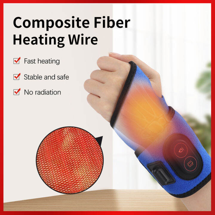 Electric Wrist ce Hand Hot Compress Heating Tpy Massager 6 Levels