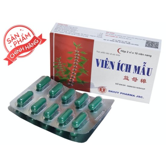 Viên ích mẫu hỗ trợ điều hoà nội tiết nữ, cân bằng nội tiết tố hộp 20 viên - ảnh sản phẩm 1