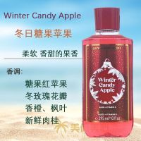 Christmas BBW Candy Apple Body Moisturizing Fragrance Shower Gel/Liquid 295ml American Bath Body Works