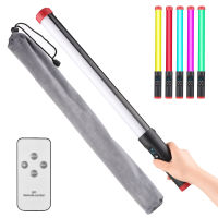 Handheld RGB LED Light Wand IPX8 30m Waterproof 3000K-6000K Light Tube 5 Lighting Modes with Remote Control for Vlog Live Stream