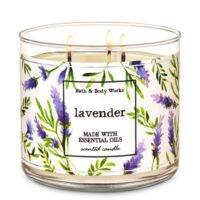 BBW Bath &amp; Body Works 3 Wick Candle 411g. // Lavender เทียนหอมใหญ่คุ้มค่า ช่วยลดกลิ่นอับในบ้าน สร้างบรรยากาศภายในบ้าน