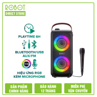 Loa Bluetooth Robot RB490 Công Suất Lớn 20W Kèm Mic Karaoke Bass Mạnh Kết thumbnail