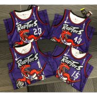 [Hot Pressed] Nba Jersey Toronto Raptors 1 #15 23 43 Purple Basketball Jersey