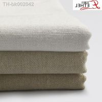 ●✻ 1mx1.5m White Solid Background Tablecloth Hanging Cloth Coarse Linen Sofa fabric