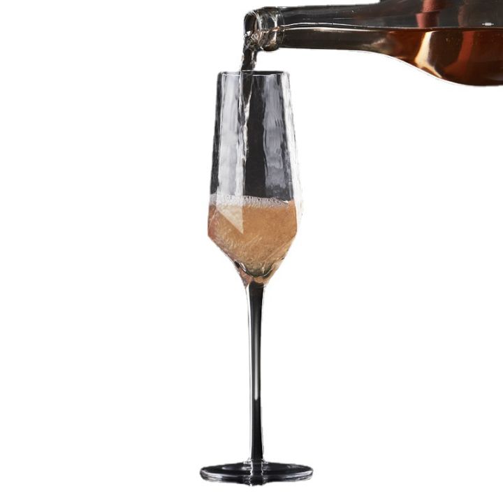 แก้วคริสตัลทรงค้อนแบบแก้วไวน์แดงแชมเปญลายค้อนแบบชาวยุโรปถ้วยไวน์หวานถ้วยไวน์