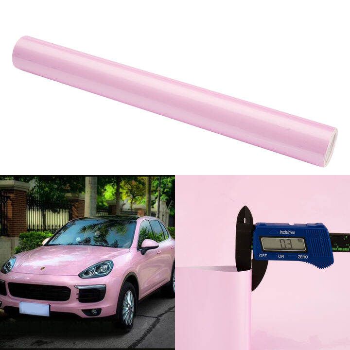 Macaroon Pink Car Films Car Interior Vinyl Wrap Sticker Decals Small
