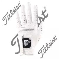 Titleist PEARLY GATES J.LINDEBERG Korean ❂☢ ถุงมือกอล์ฟผู้ชายถุงมือกันลื่นหนังแกะสวมใส่สบายสำหรับเล่นกีฬาถุงมือลูกกอล์ฟอนุภาคกันลื่นระบายอากาศได้