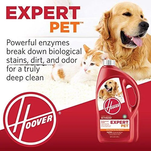 Hoover Expert Pet 64 Ounce Carpet Washer Liquid Detergent, AH15072, 64
