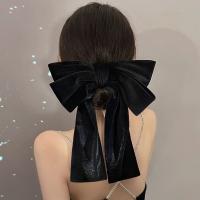 Black Wine Red Big Bow Hair Clip Barrettes Women Festival Ponytail Hairpin Party Valentines Day Fashion Hair Accessories